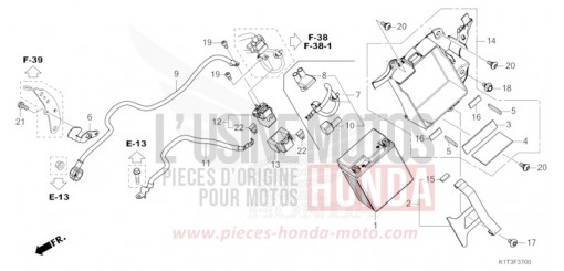 BATTERIE CRF300LRAM de 2021